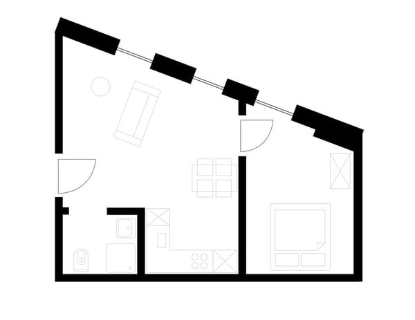 2min zum HB - möblierte 3.5 Zimmerwohnung 12