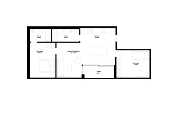 Möbliertes Wohnen mit Weitblick – Exklusive 3.5-Zimmer-Wohnung in Luzern 17