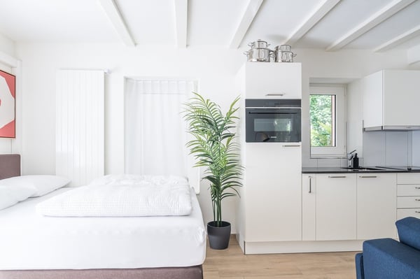 2min zum HB - möblierte 1.5 Zimmerwohnung mit privater Terrasse 4