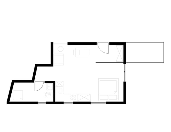 2min zum HB - möblierte 1.5 Zimmerwohnung mit privater Terrasse 12