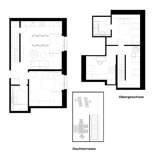4min zum HB - möblierte 3.5 Zimmerwohnung mit Dachterasse 21