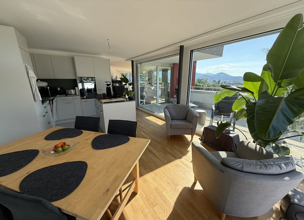 BEFRISTET: 15.07.2026 - 31.12.2026: Möblierte 4.5-Zimmer-Wohnung mit Dachterrasse und Seesicht 7