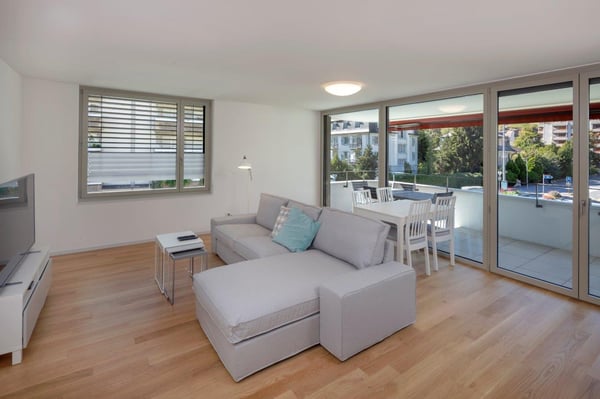 Moderne 1.5-Zimmerwohnung - 5 Min. von Lonza 1