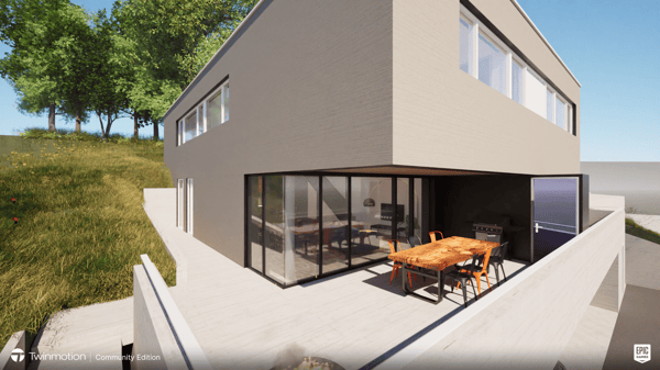 Maison jumelle - 160 m² habitables, terrain privatif de 421 m² et terrasse de 43 m² 2