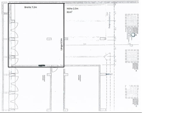 Grosszügiger Lagerraum 2
