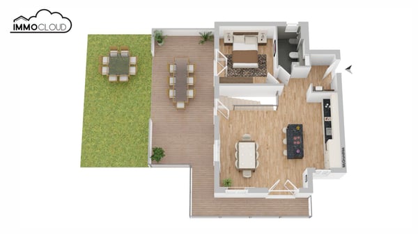 Duplex neuf avec terrasses 9