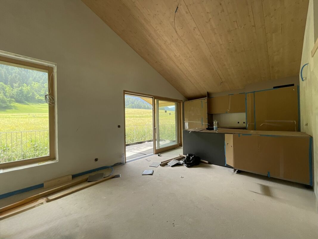 Appartement avec terrasse et jardin en cours de construction