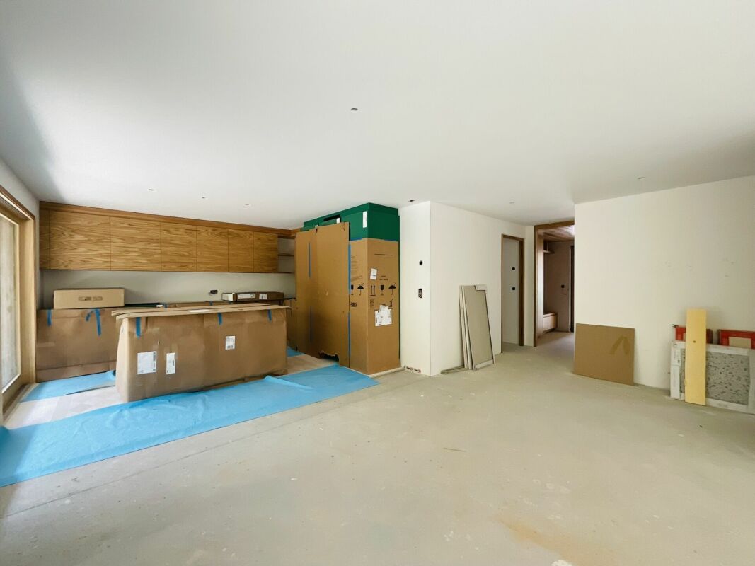 Appartement avec terrasse et jardin en cours de construction