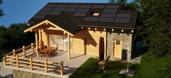 Chalet alpin avec vue panoramique au coeur des 4 Vallées copie 2