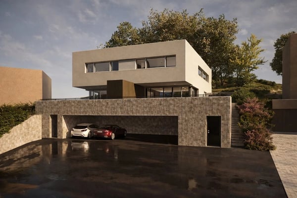 Villa mitoyenne contemporaine avec terrasse à Ursy 5