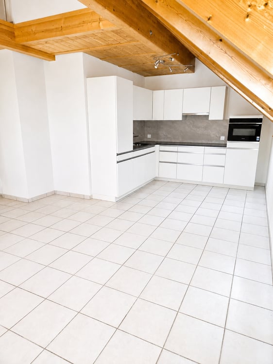 Hell 3-Zimmer Duplex-Dachwohnung mit neuer Küche und Sauna zu vermieten 1