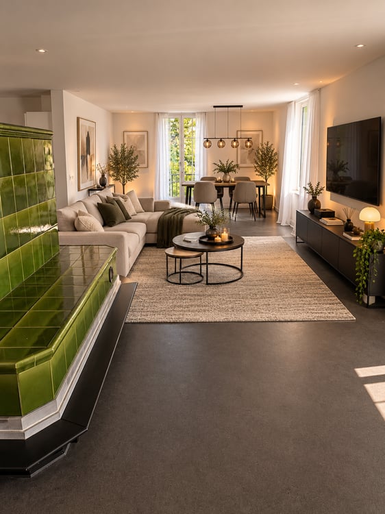 Grosszügige 5-Zimmer-Maisonettewohnung mit Garten und traumhafter Seesicht 3