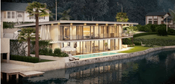 Vendesi Terreno edificabile DIRETTAMENTE al lago con licenza edilizia 3