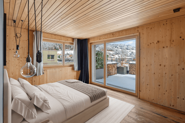 Exklusive Attikawohnung im modernen Holzbau und schöner Panoramasicht 6