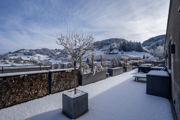 Exklusive Attikawohnung im modernen Holzbau und schöner Panoramasicht 11