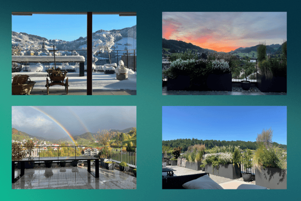 Exklusive Attikawohnung im modernen Holzbau und schöner Panoramasicht 9