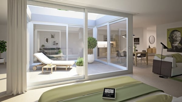 Trendige Patio-Wohnung mitten in der Stadt 1
