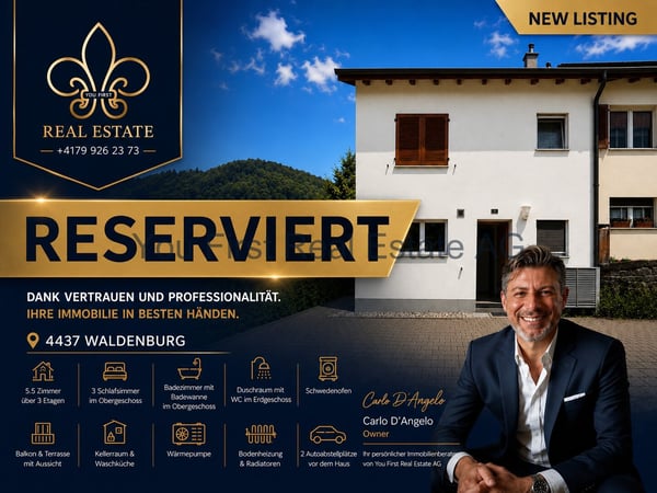 RESERVIERT-Charmantes 5.5-Zimmer Eckreiheneinfamilienhaus mit Potenzi 1