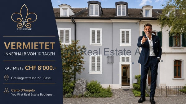 VERMIETET-Charaktervolles Stadthaus im Gellert / St. Alban mit grossz