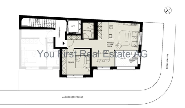 Wohnung W04 2.5-Zimmer Geschosswohnung mit Loggia 7