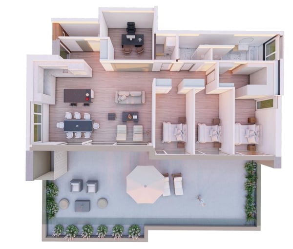1½-Zimmer Terrassenwohnung im Minergie-P-Standard 30
