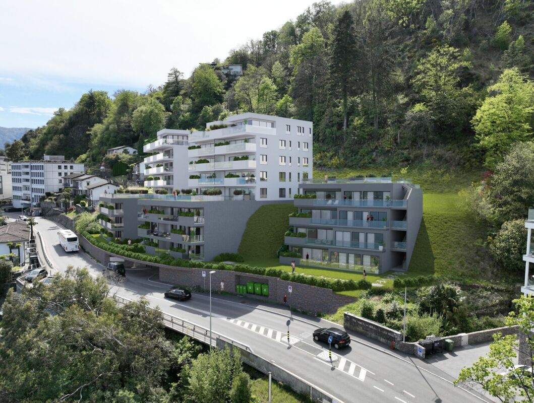 Brissago - Attikawohnung mit Privatstrand