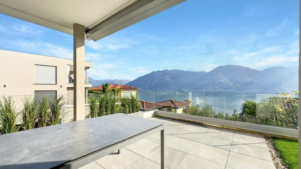 Brione sopra Minusio - Wunderschöne Gartenwohnung mit Seesicht 13