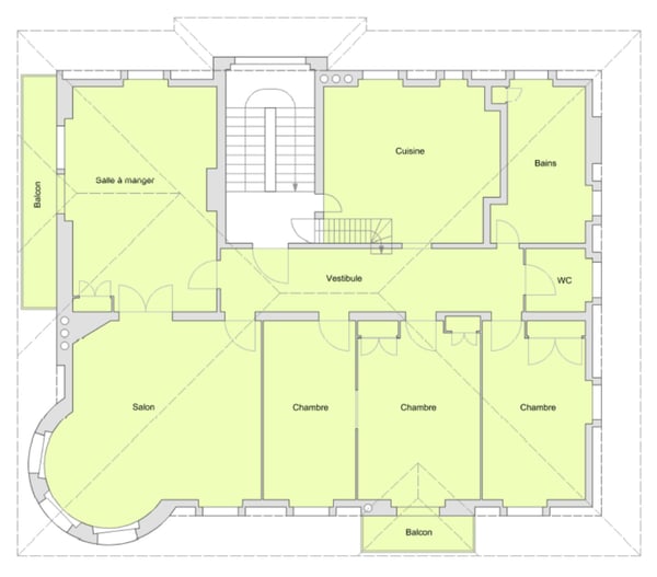 Appartement d'exception au dernier étage avec 2 balcons, à deux pas d'Ouchy 10