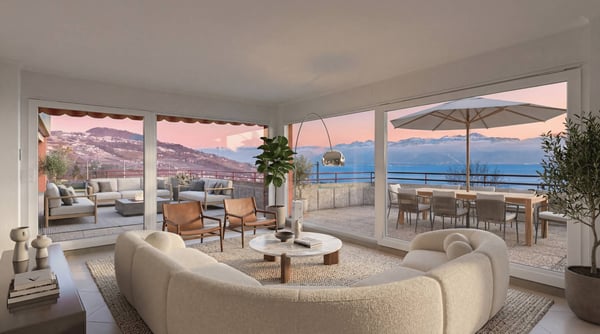 La Conversion Espace, confort et vue panoramique sur le lac et les Alpes 4