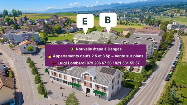 Bel appartement neuf de 2.5 pièces traversant avec balcon 1