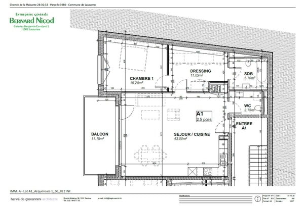Résidence neuve à Chailly ! Appartement de 1.5 pièces avec balcon plein sud 3