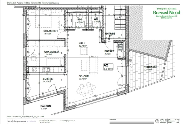 Résidence neuve à Chailly ! Appartement de 1.5 pièces avec balcon plein sud 4