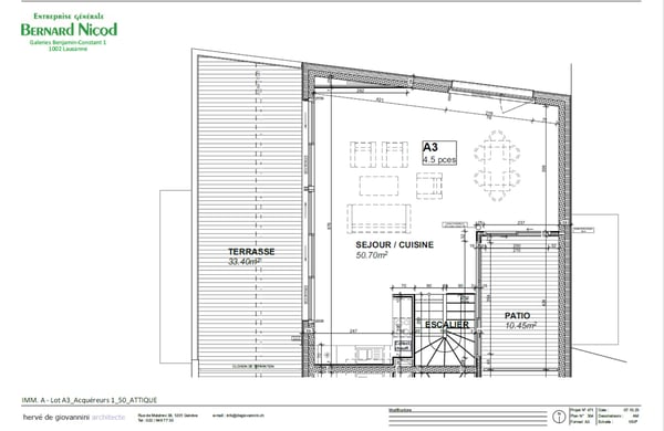 Résidence neuve à Chailly ! Attique de 1.5 pièces avec terrasse de 33 m² 5