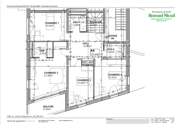 Résidence neuve à Chailly-- Attique de 1.5 pièces avec terrasse de 42 m² 5
