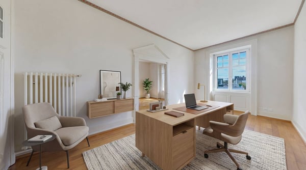 Appartement Hausmannien de 1.5 pièces avec vue imprenable sur le lac 5