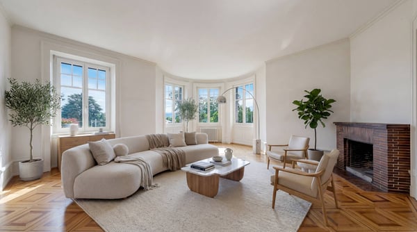 Appartement Hausmannien de 1.5 pièces avec vue imprenable sur le lac 2