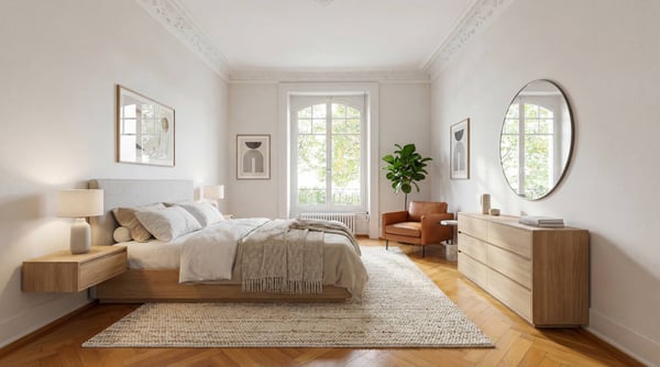 Magnifique appartement Hausmannien de 1.5 pièces avec jardin 4