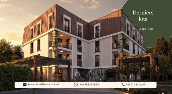 Appartement de 3,5 pièces en attique avec ascenseur et grande terrasse privative