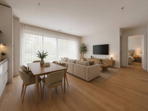 Appartement neuf de 2,5 pièces avec terrasse et jardin privatif 4