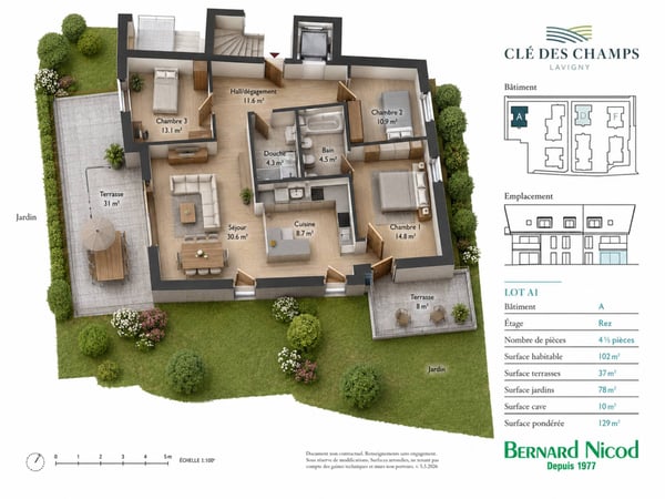 Nouvelle Promotion! Appartements de 3.5 à 5.5 pièces avec terrasses et balcons