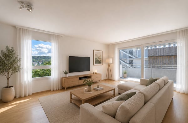 Appartement lumineux de 3,5 pièces. Proche de toutes commodités. 1