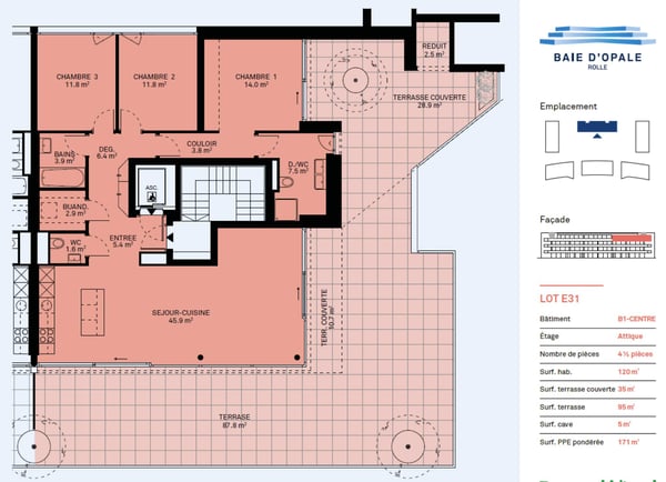 Attique neuf et moderne avec une terrasse rooftop de 95m2 8