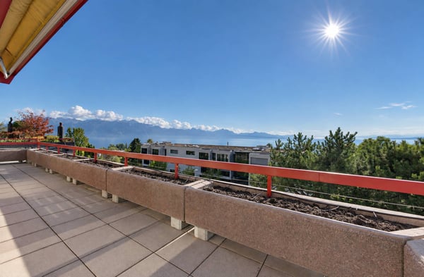 Appartement lumineux avec grande terrasse et vue panoramique sur le lac 9