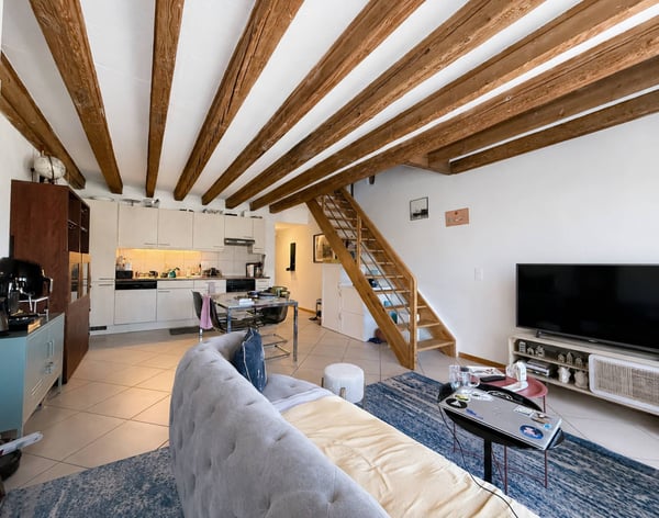 Duplex de 2,5 pièces au centre-ville avec terrasse 4