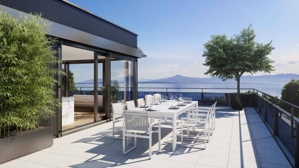 Magnifique attique neuf de 5.5 pièces  Rooftop exclusif à 360 3