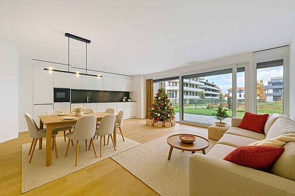 Nouvelle promotion : appartement de 1.5 pièces avec 2 terrasses et 2 jardins Ouest/Est 1