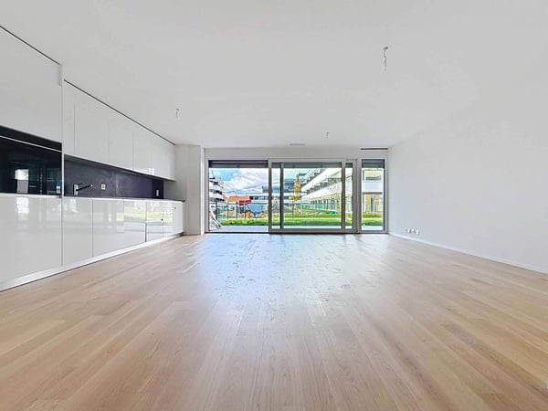 Nouvelle promotion : appartement de 1.5 pièces avec 2 terrasses et 2 jardins Ouest/Est 3