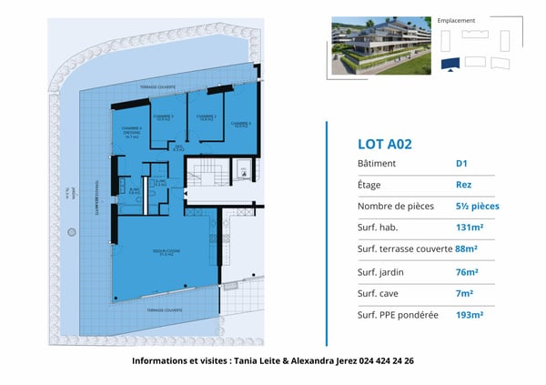 Appartement neuf de 5.5 pièces avec terrasse couverte et jardin 13