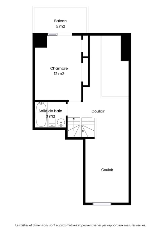 Appartement de 5.5 pièces de 63m2 en duplex dans les combles avec balcons et vue imprenable 8