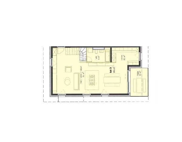Duplex de 4.5 pièces avec balcons 9